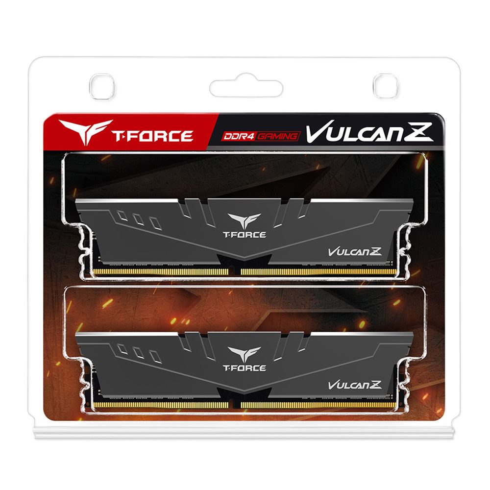 TEAMGROUP T-Force Vulcan Z DDR4 16GB Kit 2x8GB 3200MHz PC4-25600 CL16 Desktop Memory TLZGD416G3200HC16FDC01 Bundle with CARDEA Zero Z440 1TB NVMe PCIe Gen4 M.2 2280 Gaming SSD TM8FP7001T0C311 