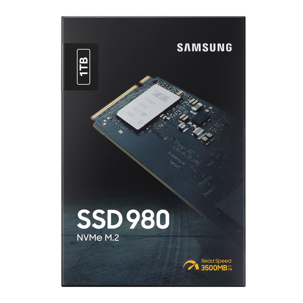 Samsung 980 SSD 1TB M.2 NVMe Interface PCIe 3.0 x4 Internal Solid 