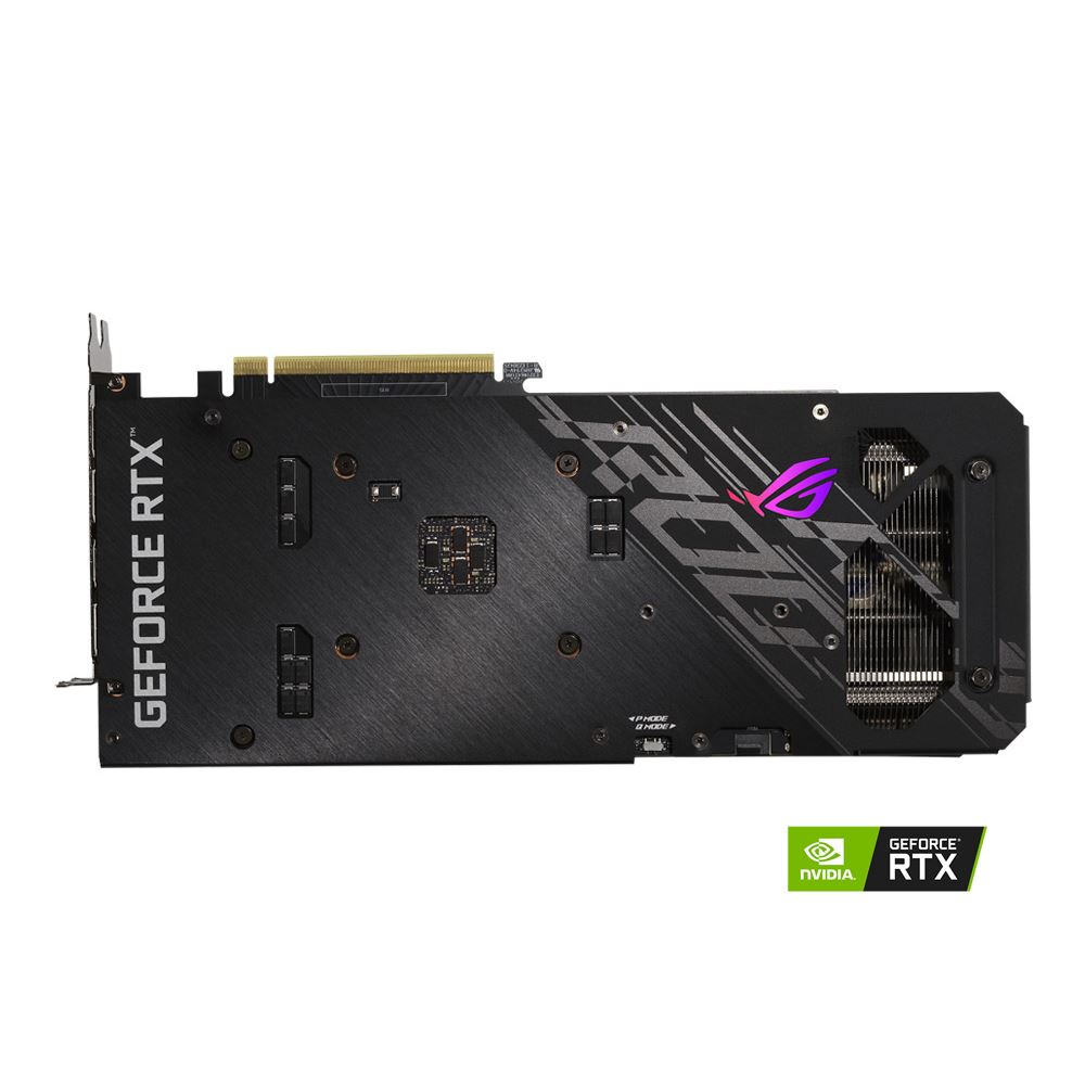 Asus Nvidia Geforce Rtx 3060 Rog Strix Overclocked Triple Fan 12gb Gddr6 Pcie 4 0 Graphics Card Micro Center