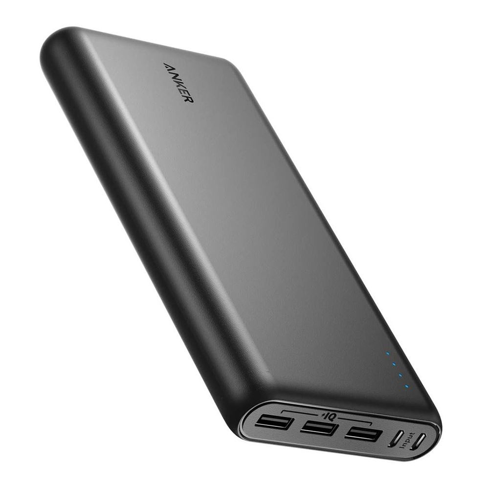 Anker Powercore mah External Battery With Dual Input Port And Double Speed Recharging 3 Usb Ports For Iphone Ipad Micro Center