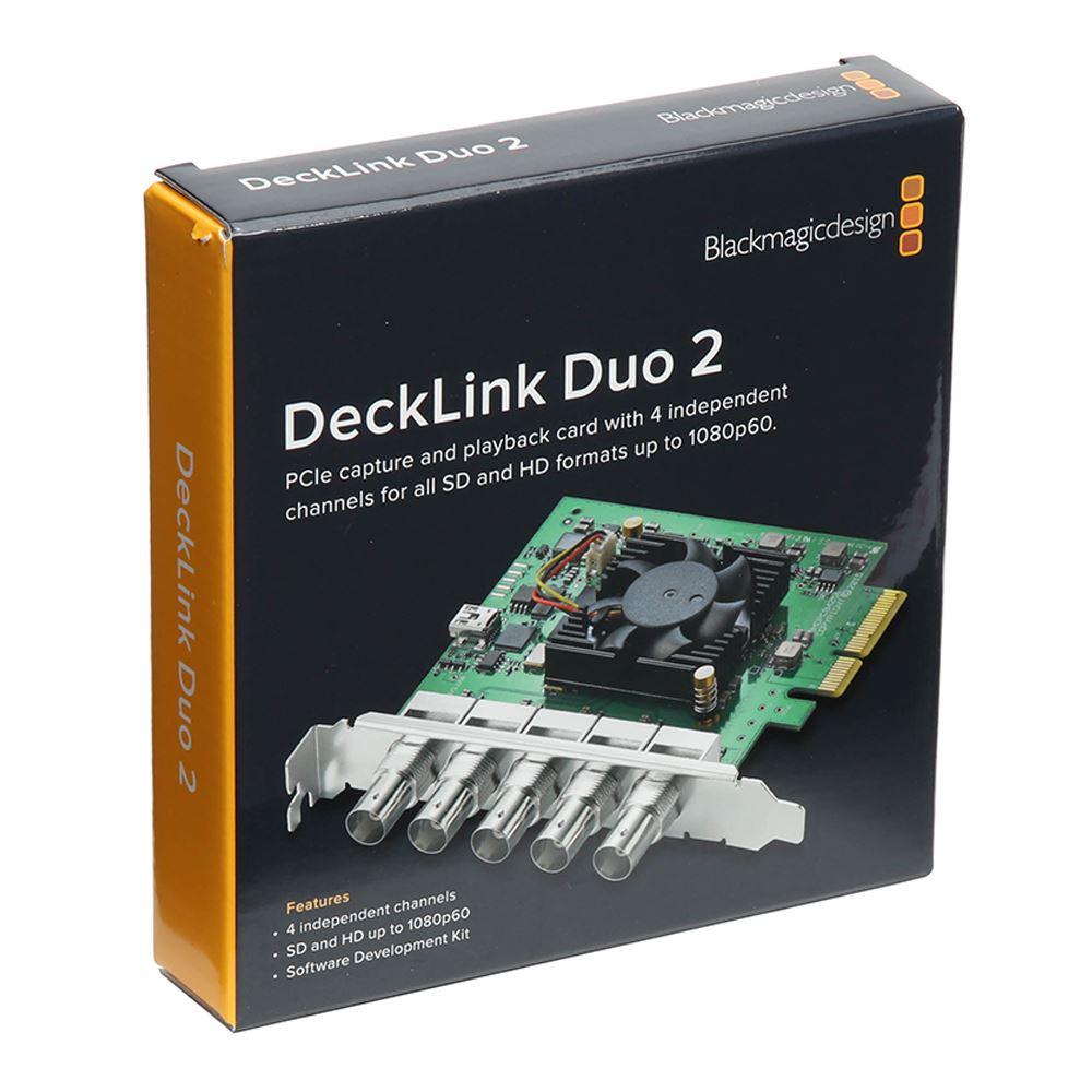 Blackmagic Design DeckLink Duo 2 4ch SDI Playback and Capture Card BDLKDUO2