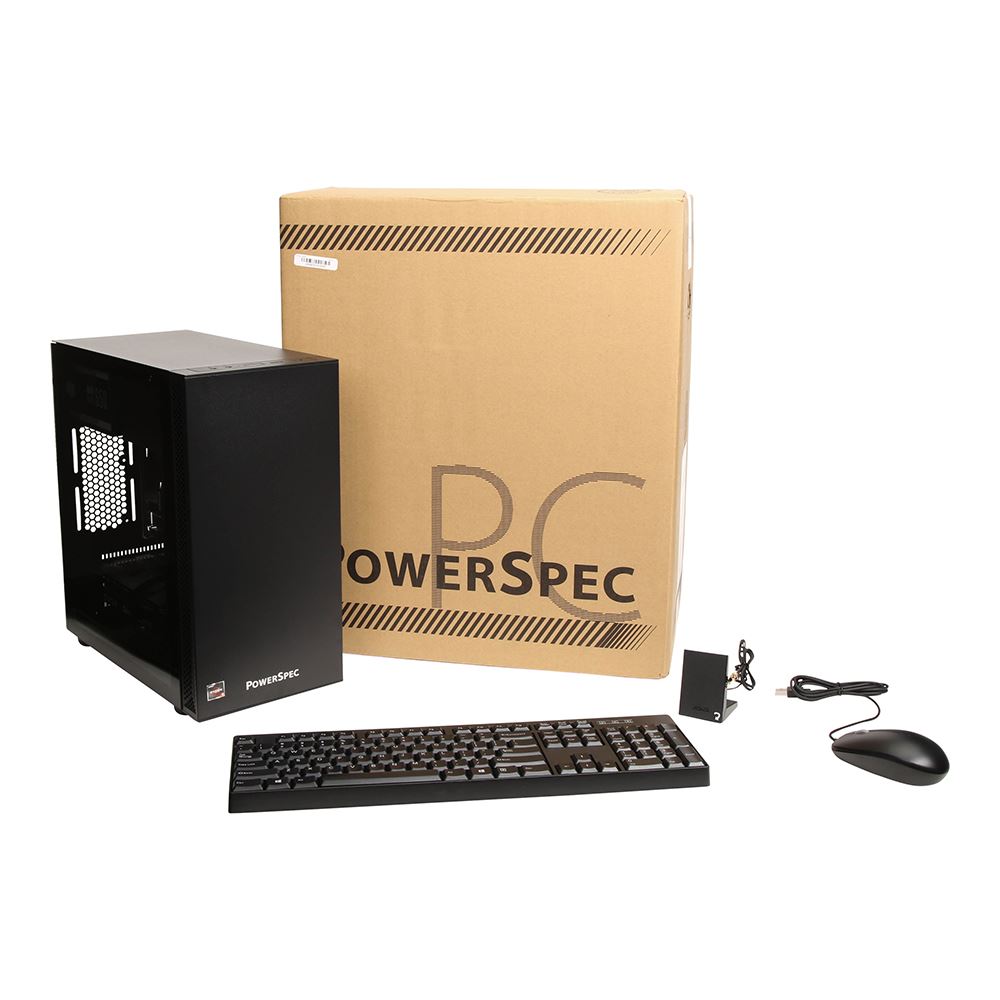 PowerSpec G509 Gaming PC; AMD Ryzen 5 5600X 3.7GHz Processor 