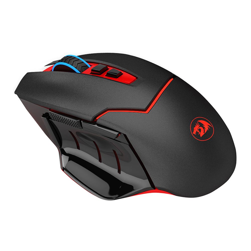 fiction elect refer Redragon M690 Wireless Gaming Mouse with DPI Shifting, 2 Side Buttons,  30IPS 125/250/500HZ Polling Rate, High Speed Gaming - Micro Center