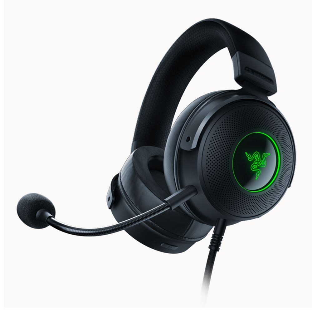 Razer Kraken V3 HyperSense Wired Gaming Headset with Haptic Technology -  Micro Center