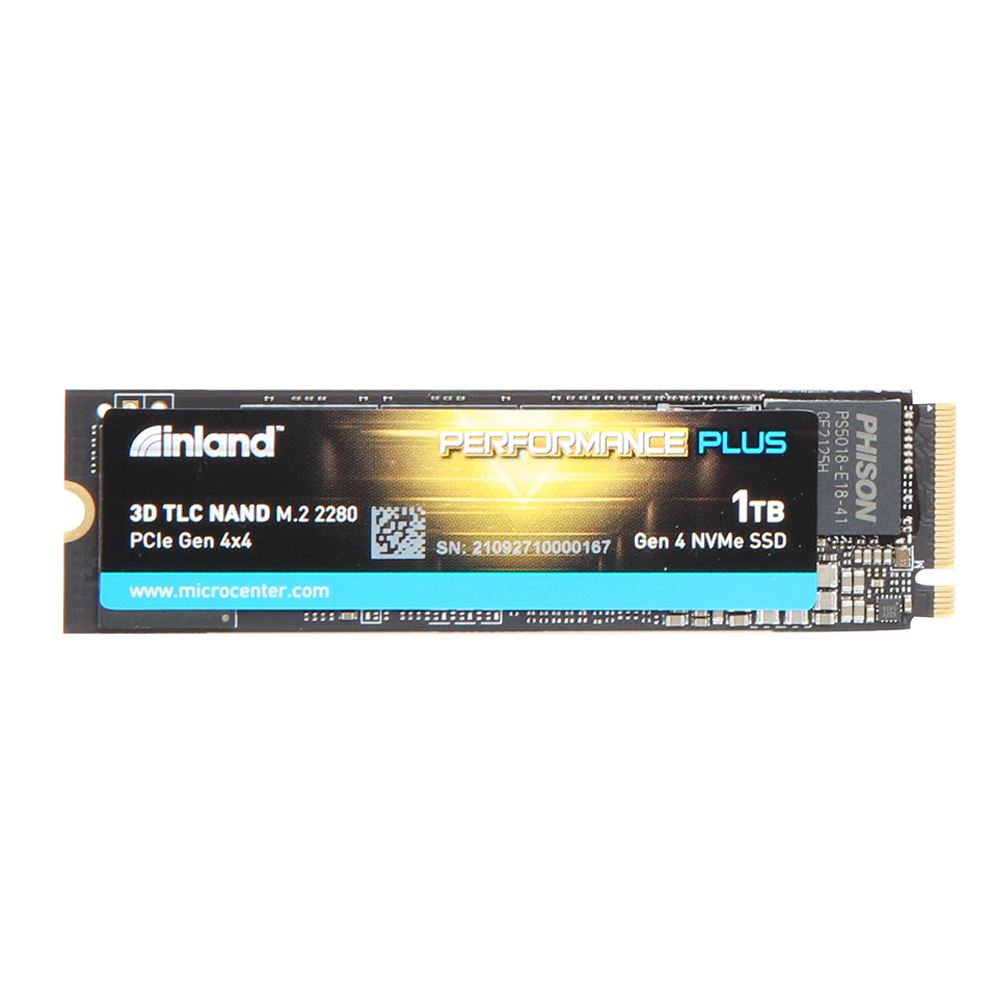 Inland Performance Plus 1TB 3D TLC NAND PCIe Gen 4 x4 NVMe M.2 