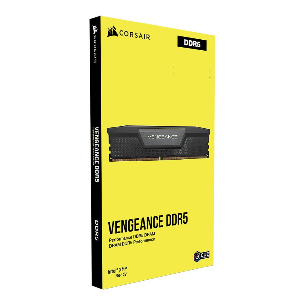 Corsair Vengeance 32GB (2 x 16GB) DDR5-4800 PC5-38400 CL40 Dual Channel  Desktop Memory Kit CMK32GX5M2A4800 - Black - Micro Center