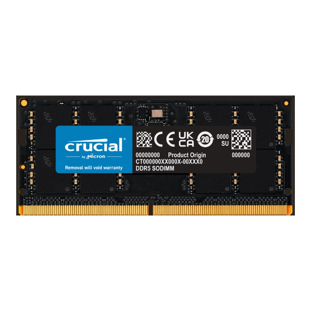 Crucial 32GB DDR5-4800 PC5-38400 CL40 SO-DIMM Memory Kit CT32G48C40S5 -  Micro Center