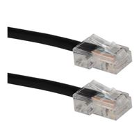 QVS 10 Ft. CAT 5e Stranded Ethernet Cable - Black