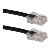 QVS 25 Ft. CAT 5e Stranded Ethernet Cable - Black