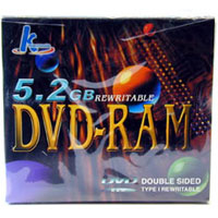  DVD-RAM 3x 5.2 GB/150 Minute Disc 1-Pack Jewel Case