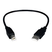 QVS USB 2.0 (Type-A) Male to USB Mini-B 5 Pin Male Cable 6 ft. - Black -  Micro Center