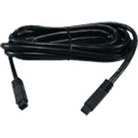 QVS FireWire 800 (9-Pin) Male to FireWire 800 (9-Pin) Male Cable 10 ft. - Black