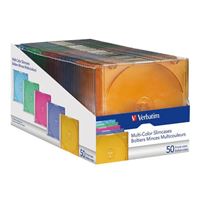 Verbatim CD Multi-Color Jewel Cases