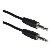 QVS 3.5mm Male to 3.5mm Male Mini-Stereo Speaker Cable 6 ft. - Black