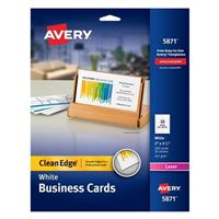 Avery 5871 Clean Edge Business Cards