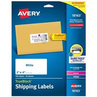 Avery 18163 TrueBlock Shipping Labels