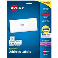 Avery 18160 Easy Peel Address Labels