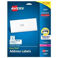Avery 5260 Easy Peel Address Labels