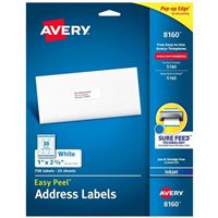 Avery 8160 Easy Peel Address Labels