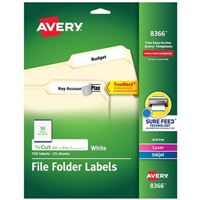 Avery 8366 TrueBlock File Folder Labels
