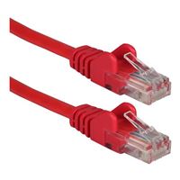 QVS 3 ft. CAT 6 Snagless Ethernet Cable - Red