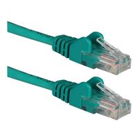 QVS 7 Ft. CAT 6 Stranded Snagless Ethernet Cable - Green