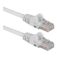 QVS 7 Ft. CAT 6 Stranded Snagless Molded Boots Ethernet Cable - White
