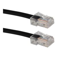QVS 100 Ft. CAT 5e Stranded Ethernet Cable - Black