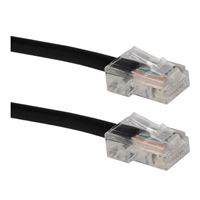 QVS 3 Ft. CAT 5e Stranded Ethernet Cable - Black