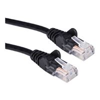 QVS 100 Ft. CAT 6 Stranded Snagless Ethernet Cable - Black