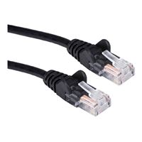 QVS 100 Ft. CAT 5e Stranded Snagless Ethernet Cable - Black