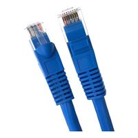 Micro Connectors 3 Ft. CAT 6a Stranded Snagless Ethernet Cable - Blue