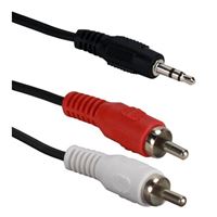 Dual RCA (Red + White) Audio Cable 2 RCA Stereo Cord Amp 3ft 6ft 12ft 25ft  50ft