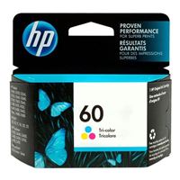 HP 60 Tri-Color Ink Cartridge (CC643WN)