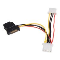 StarTech LP4 to SATA 15 pin Power Adapter F/M with 2 Additional LP4