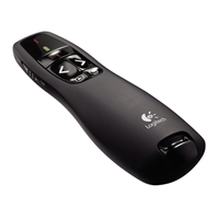 Logitech Wireless Presenter R400, Wireless Presentation Remote Clicker with Laser Pointer