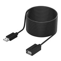 Sabrent USB Type-A 2.0 Active Extension Cable (32 Foot) - Black