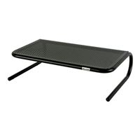 Allsop Metal Art Monitor Stand Matte Black