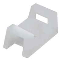 Quest Technology .75&quot; Cable Tie Self Adhesive Tie Down Mounts