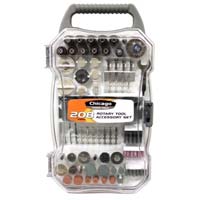 Chicago Power Tools 208 Piece Rotary Tool Accessory Set