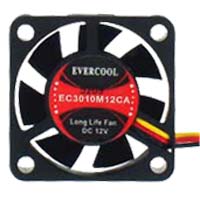 Evercool EC3010M12CA Ball Bearing 30mm Slim Case Fan