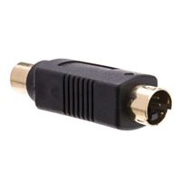Vanco RCA Female to S-Video Mini Din 4-Pin Male Adapter