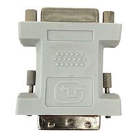 Micro Connectors DVI-D Male to DVI-D Female Adapter - Beige
