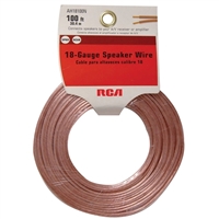 RCA 100 ft. Translucent Speaker Wire