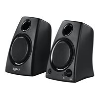 LogitechZ130 2 Channel Stereo Computer Speakers - Black