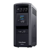 CyberPower Systems PFC Series 1000VA UPS w/ LCD, AVR, 10-Outlets, USB/Serial Ports & RJ45/Coax Protection