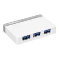 Trendnet USB 3.1 (Gen 1 Type-A) 4-Port Hub w/ AC Adapter - White