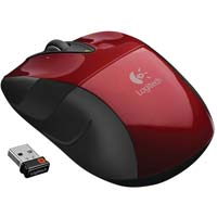 Logitech M525 Laser Wireless Mouse Red