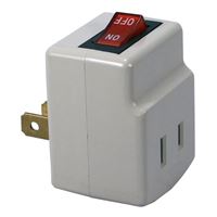 QVS Single Port AC Power Adapter w/ On/Off Switch