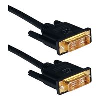 QVS DVI-D Male to DVI-D Male HDTV Cable 9.8 ft. - Black